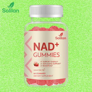 Solilan 60 đếm NAD + Gummies không đường bổ sung sức khỏe chống oxy hóa hỗ trợ lão hóa năng lượng & cải thiện mật độ xương - Product Image 1