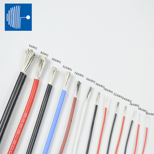 Özelleştirilmiş renk elektrik kablosu 200 derece süper yumuşak telli yüksek esnek tel 22 24 26 28 30AWG silikon ceket kablosu - Product Image 4