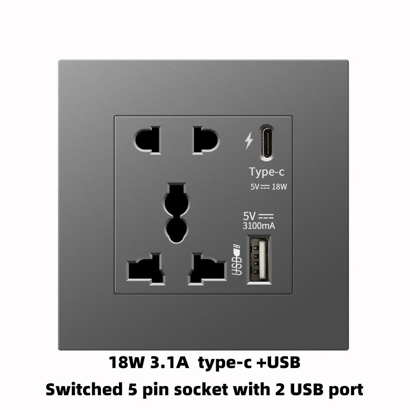 5Pin Universal USB C 18W