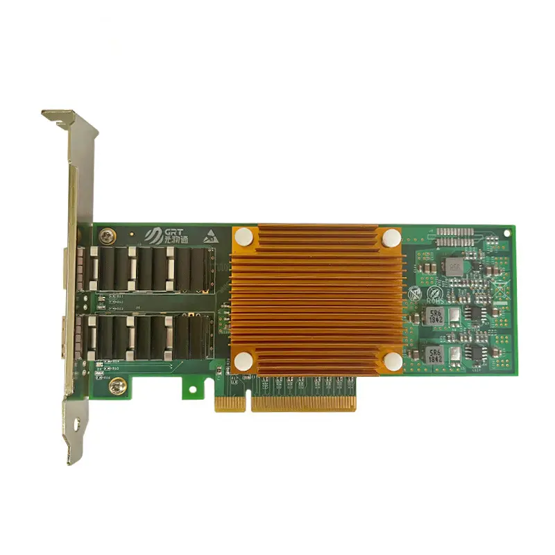 PCI Express x8 25Gb 2 Port Fiber Optical NIC Network Card with Intel E810-XXVAM2 chip