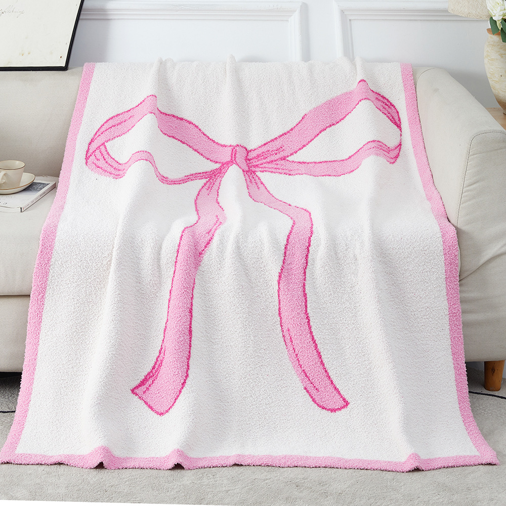 Big bow-pink white