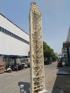 9m 15m 20m 60ft teleskopik 3 bacaklı kule kablosuz iletişim hızlı basit tekerlekler üzerinde taşınabilir hücre yükselterek LatticeTower - Product Image 5
