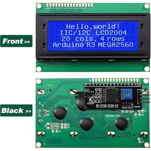 LCD2004+I2C 2004 <strong>20x4</strong> 2004A Blue/Green screen HD44780 Character <strong>LCD</strong> /w IIC/I2C Serial <strong>Interface</strong> Adapter Module for - Product Image 1