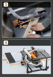 Factory Dust-Collection Table <strong>Saw</strong> Multi-Functional Woodworking Stainless Steel Double Invisible Sliding <strong>Saw</strong> Table