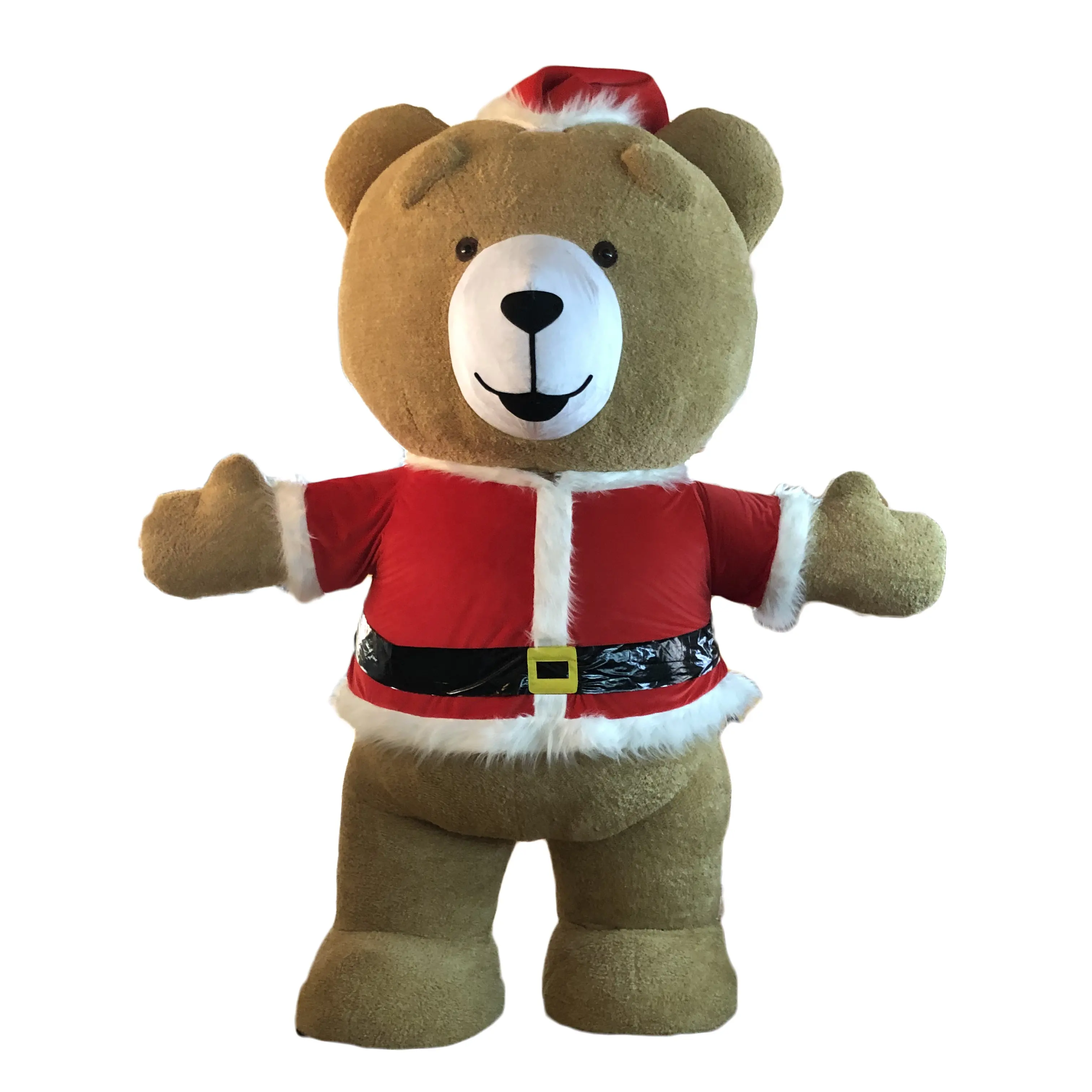 Hot Bán Giáng Sinh Linh Vật Trang Phục Tùy Chỉnh Inflatable Gấu Bông Trang Phục Với Quần Áo Giáng Sinh