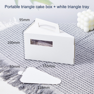 14*10 13 Big Triangular Cupcakes Strong Cheese Macaroons Candy <strong>Raffles</strong> Cake <strong>Box</strong> 16&quot; - Product Image 4