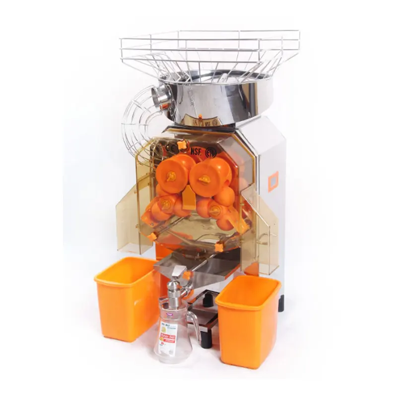 Espremedor de suco de laranja importado pequeno para frutas, máquinas comerciais de aço inoxidável