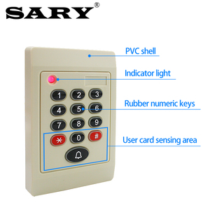 SARYRFIDアクセス制御システムコントローラーRK2059EMID125khz近接カードリーダーオフィスパスワードドアロック制御ホスト