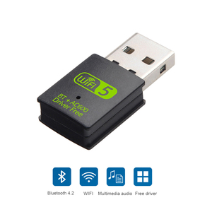 600 Wireless Mbps USB scheda di rete 2.0 Antenna adattatore Wifi ricevitore 2.4G 5G Bluetooth compatibile Dongle per Computer Desktop PC - Product Image 3