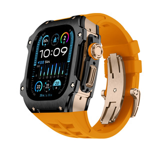 For IWatch Retrofit <strong>Kit</strong> Is Available with an <strong>Ultra</strong> 49mm Stainless Steel Protective case with a Premium for Apple Watch Strap - Product Image 2