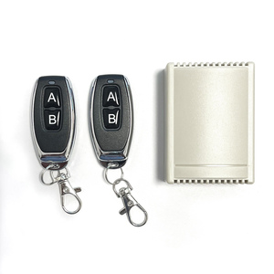 433 315 MHz relè Wireless telecomando RF trasmettitore e ricevitore DC12V prezzo interruttore con rotolamento codice fisso in metallo - Product Image 3