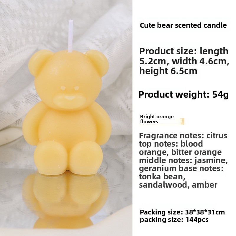 Cute bear cheese yellow