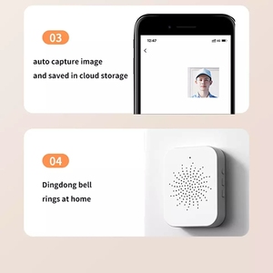 Timbre de puerta de seguridad impermeable, intercomunicador con Wifi, anillos pequeños, vídeo, 2022 - Product Image 5
