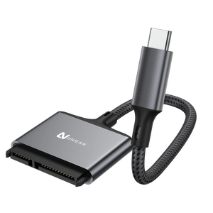 USB C至Sata转换器电缆USB3.0至2.5英寸SATA硬盘驱动器适配器铝壳固态硬盘外转换器 - Product Image 1