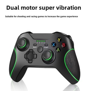 2.4G Wireless Black Joystick Game <strong>Controller</strong> with Vibration <strong>Function</strong> PC Steam Myth Legend Kong Compatible Black Legend - Product Image 2