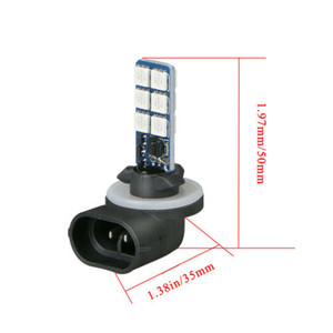 H1 H3 880 881 5050 12 หลอดไฟ LED RGB รีโมทคอนโทรลรถไร้สาย RGB 7 สีเปลี่ยนไฟรถ RGB - Product Image 5