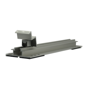 Precio de fábrica Estructura de montaje en techo Riel de aluminio Rieles solares Estante de montaje PV Mini riel - Product Image 3