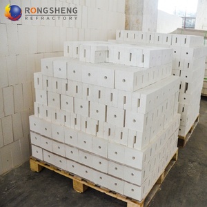 บล็อกหล่อผสม AZS 33 อิฐช่องหูหน้านหน้า AZS 36 AZS 41 อิฐทนไฟสําหรับเตาหลอมแก้ว - Product Image 4