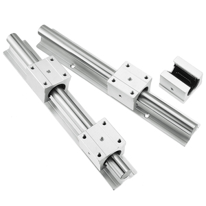 SBR16 16mm carril lineal de longitud 600mm de guía lineal con 2pcs SBR16UU rodamiento lineal cnc router parte