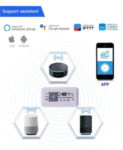 RGBストリップライト用の24個のキーを備えたワイヤレスリモートコントロールシャンデリアwifidmxLEDコントローラー - Product Image 5
