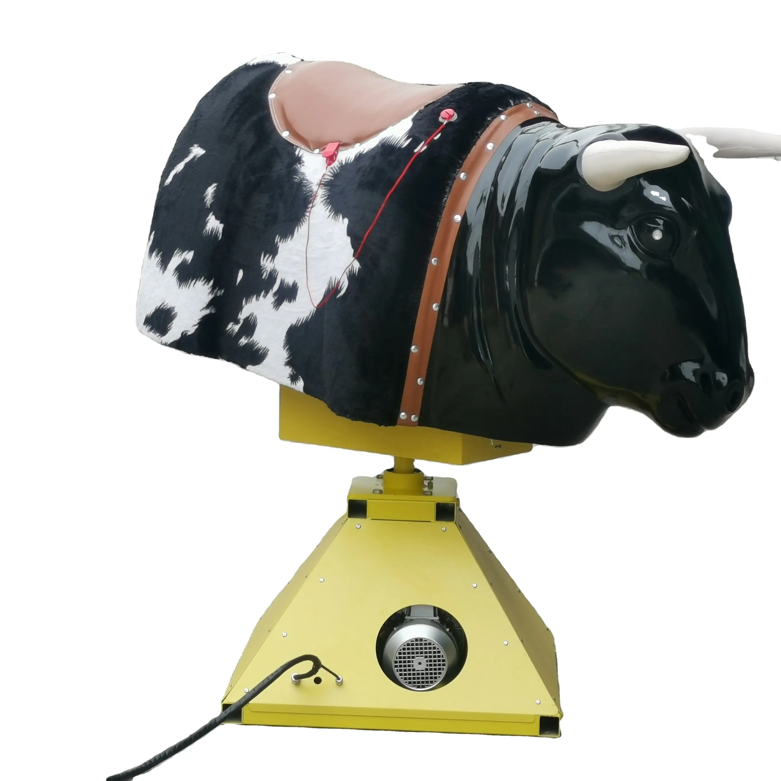 Meccanico di alta qualità giochi rodeo bull con il naso di fumo, toro meccanico di guida per la vendita