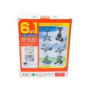 6で1 Children Multifunction DIY Science Toys Educational Assembled Robot Solar Panel Kit - Product Image 3