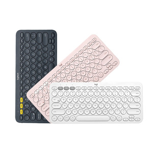 Logitech K380 Pebble Multi-dispositivo Bluetooth Teclado inalámbrico Teclado minimalista para computadoras Tabletas y teléfonos - Product Image 3