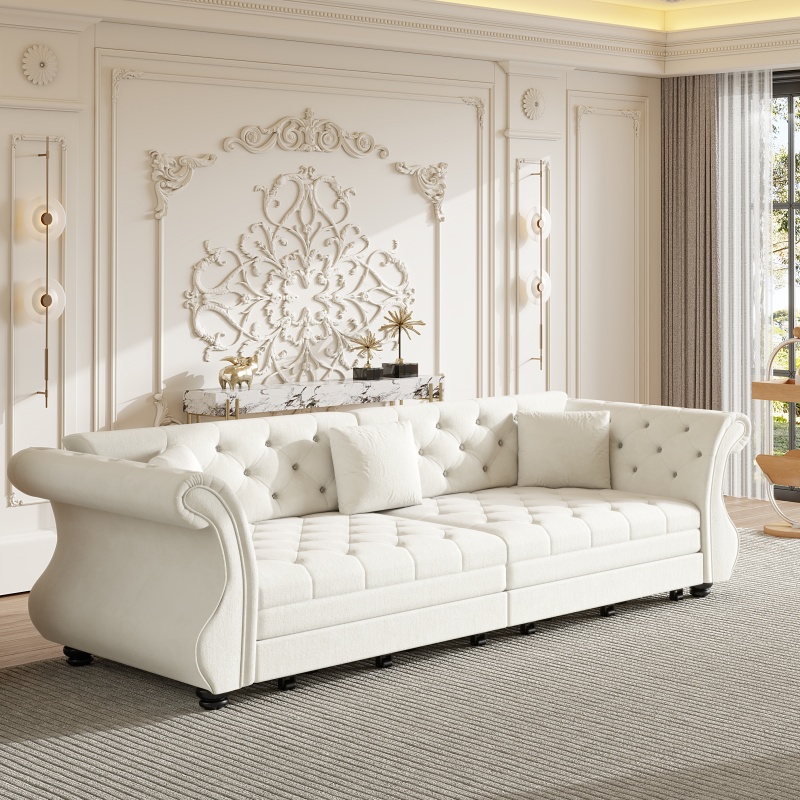 Beige et blanc