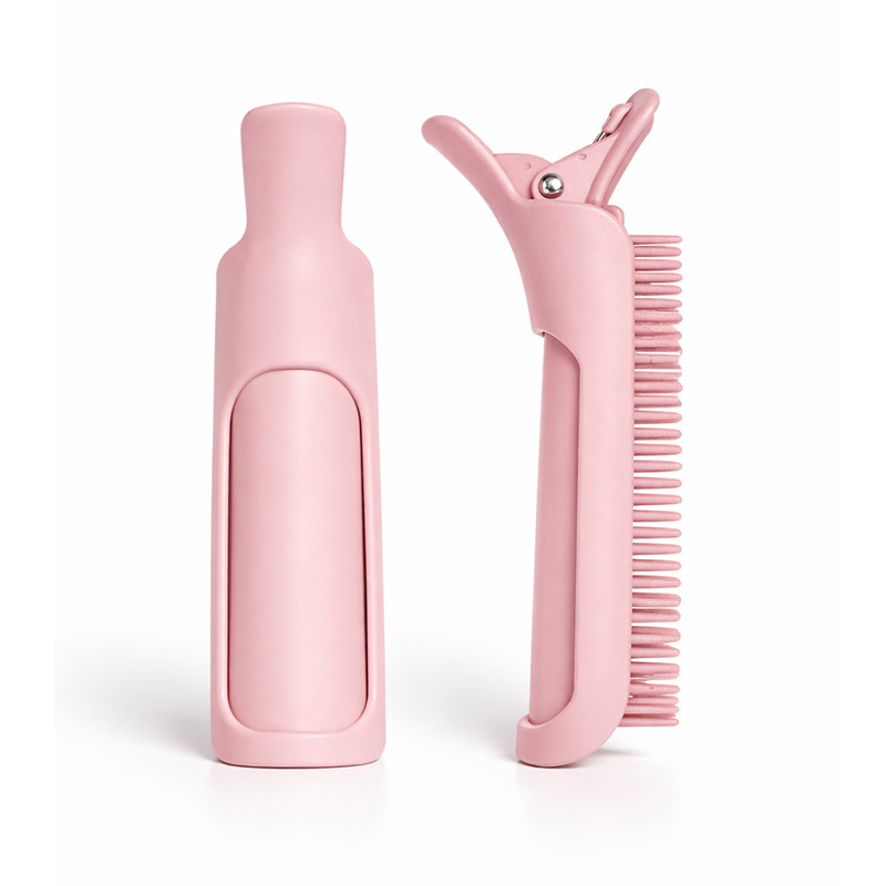 Rouleau à cheveux rose L