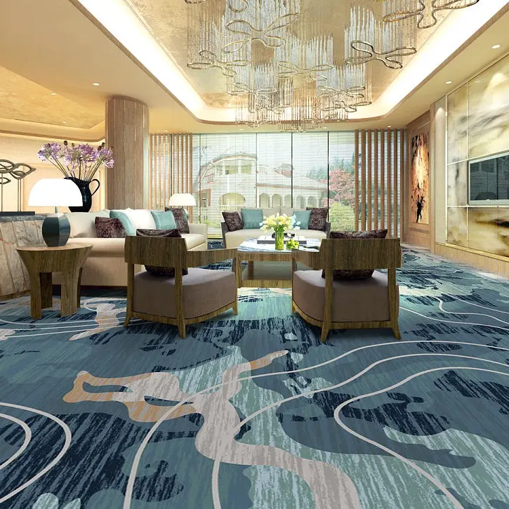 5 stelle di lusso Design Axminster Hotel tappeto high end da parete a parete tappeto di lusso per banchetti Hall camera d'albergo