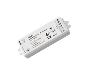 WZS4 12-24VDC 4CH * 3A Zigbee RGBW RGB Controlador LED Tuya Interruptor inteligente Control de voz LED Dimmer