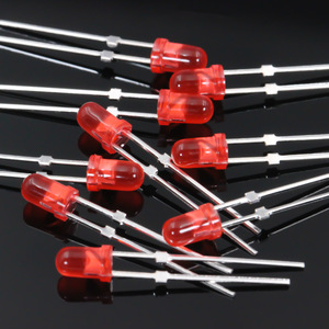高出力5000mcd 3000mcd 8000mcd 12000mcd Epistarチップ3mm赤色拡散LEDダイオードライト用 - Product Image 5