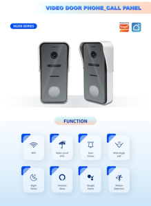 Tuya Smart Video Door Phone <strong>System</strong> with Night Vision Waterproof POE and Wifi <strong>Radio</strong> <strong>Intercom</strong> Color Camera Easy Control - Product Image 6