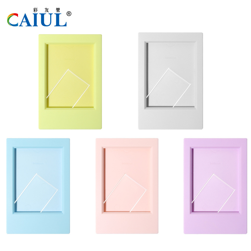 Azul, rosa, verde, gris, morado (juego de cinco colores)