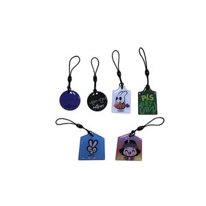Unico codice QR Tag Card 13.56mhz Nfc 213 216 Chip Rfid Keyfob adesivo epossidico NFC Card