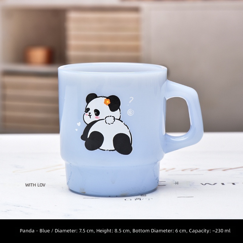 Tasse bleue Panda