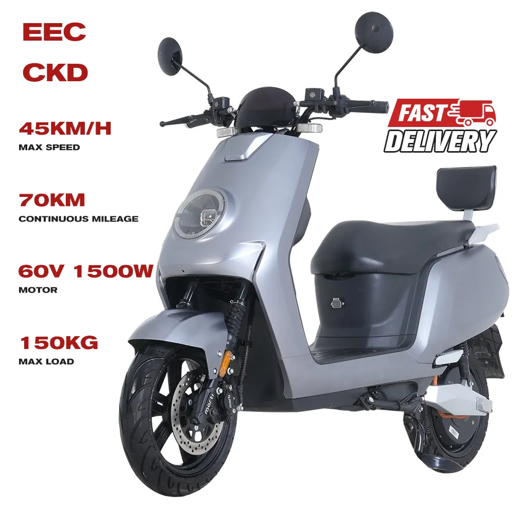 EWG gute Qualität 60v 1500w 45km/Std. langlebige Motorrad-Mopeds schnelle Elektroroller zu verkaufen