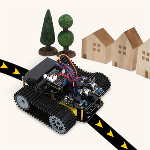 ACEBOTT 4WD ESP32 carro armato macchina intelligente per principianti kit di robotica di programmazione per principianti con kit di automazione per obiettivi educativi - Product Image 3
