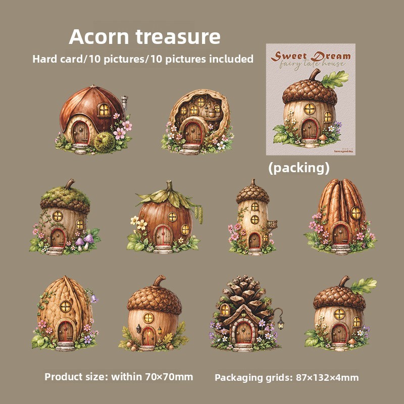 D Acorn Trésor-marron