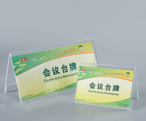 Phụ Kiện Sòng Bạc Bảng Tên Đứng Trưng Bày Tên VIP Bằng Acrylic Tùy Chỉnh - Product Image 1