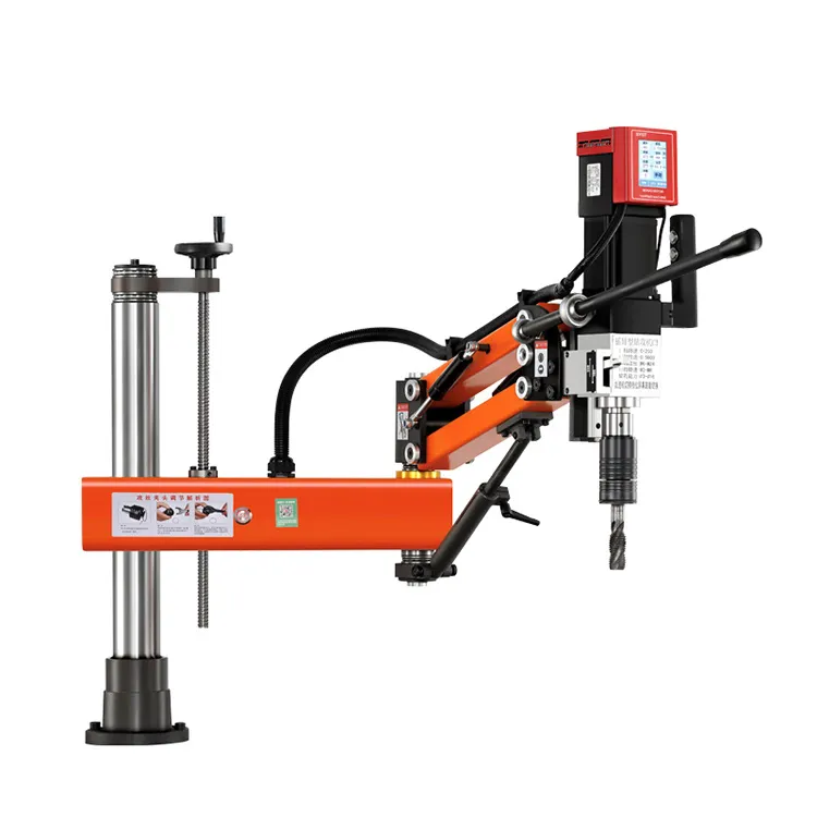 Drilling Holes Machine 3-16mm Chamfer Drilling Tapping Machine Screw Down Function Drilling And Tapping Machine