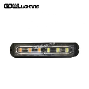 GDWLLIGHTINGグリルマウント6LEDカートラック車両緊急警告LED防水フラッシュストロボライトECER10 - Product Image 2