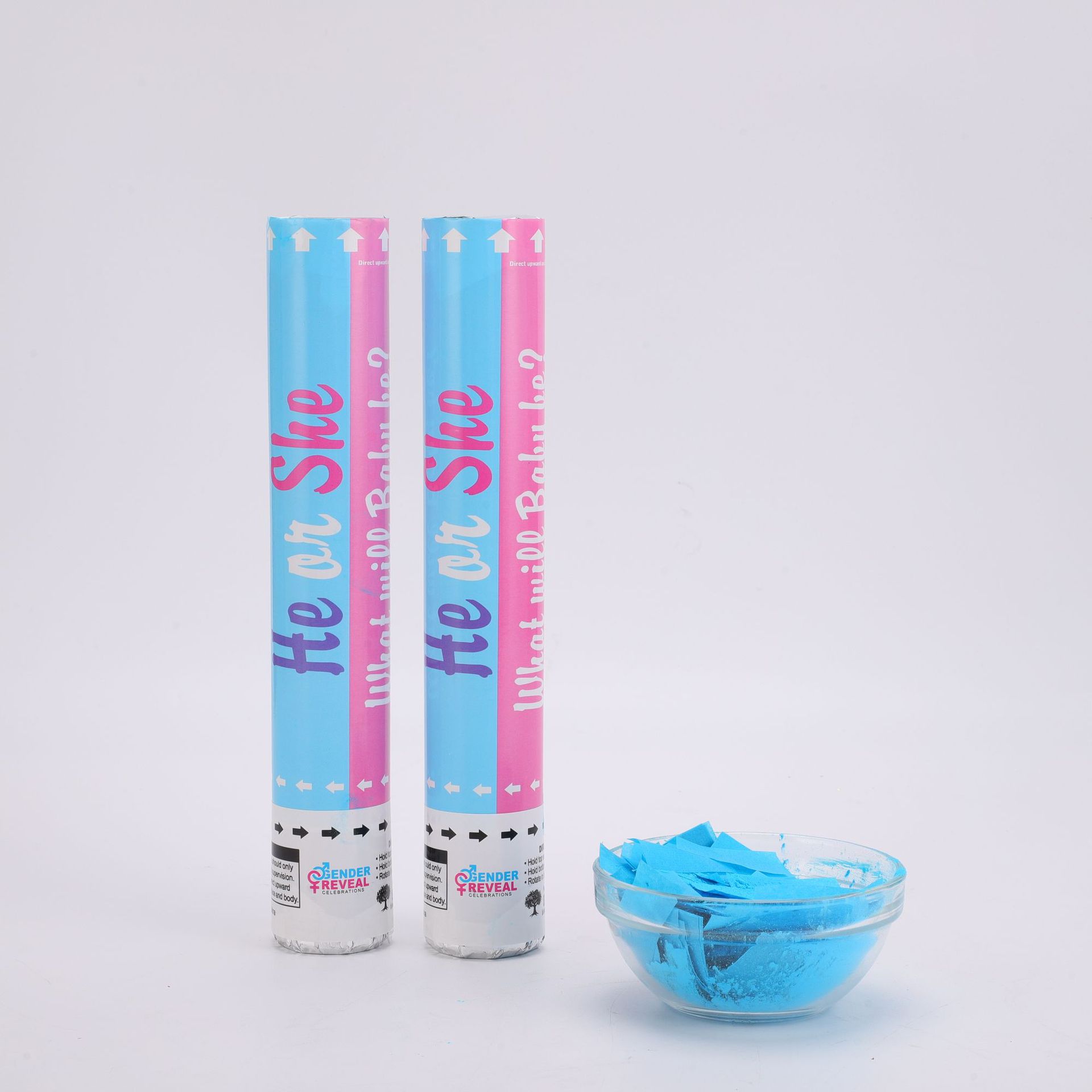 Confettis bleus