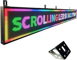 RGB a colori LED in esecuzione messaggio di bordo Display a LED P10 da esterno Display a LED programmabile messaggio di scorrimento LED Display di benvenuto - Product Image 1
