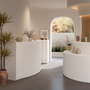 Tải trọng cao mang tổ ong Cuboid giá có thể tái chế kraft giấy kệ cho kho triển lãm - Product Image 3