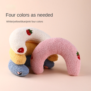 ShengfengU字型ペットおもちゃ枕ぬいぐるみ犬と猫と犬のためのプリントパターンの猫枕 - Product Image 4