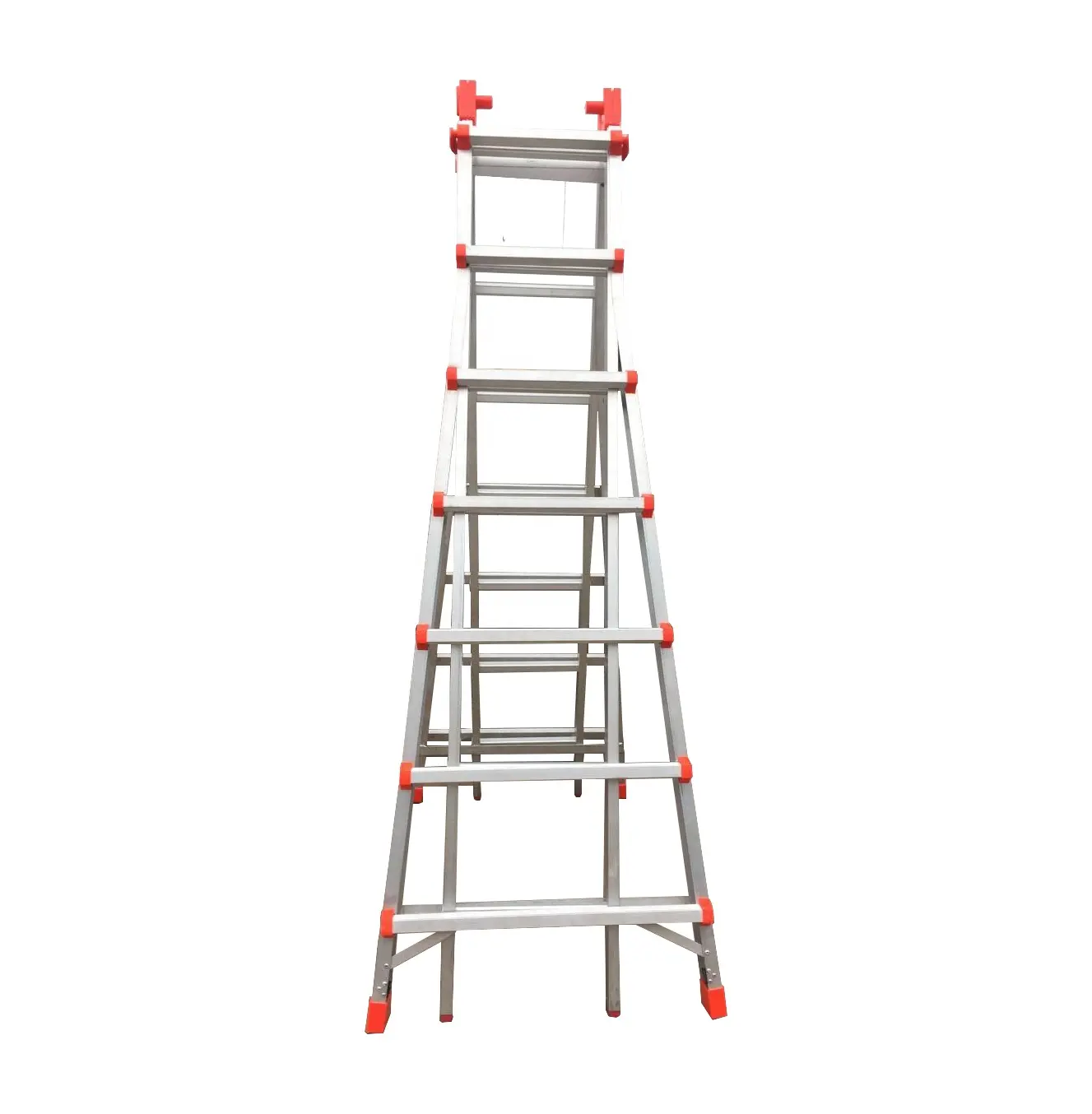 Geweldige Kwaliteit Multifunctionele Multifunctionele Aluminium Telescopische Ladder Vouwladder Op Hete Verkoop