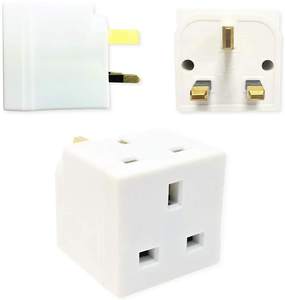 Adattatore a doppia spina a 2 vie/adattatore per prese di prolunga Multi-spine/estensioni della presa a 3 Pin del regno unito 250V 13 Amp Extender di alimentazione - Product Image 3