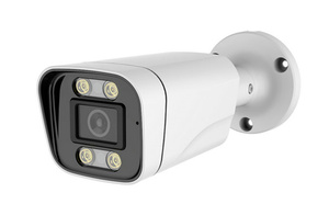 Dual Light Smart Leds Farbe Nachtsicht Outdoor 4K 8MP POE Bullet Netzwerk kamera mit Audio mikrofon