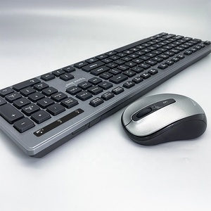 Ratón y teclado portátil para ordenador, Combo de teclado inalámbrico BT de 2,4G con ratón para teléfono Android, listo para enviar, KMSW-112 - Product Image 4